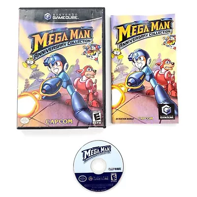 Mega Man Anniversary Collection (Nintendo GameCube 2004) Complete Tested Works • $17