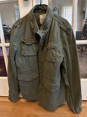 American Eagle Men's Army Green Utility Jacket Medium • $6