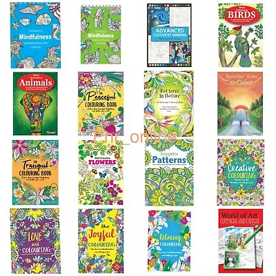 £2.99 • Buy ADVANCED MIND RELAXING COLOURING BOOK BOOKS Kids Or Adult Stress Relief  Therapy