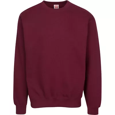 Men's Heavyweight  Crewneck Sweatshirt Cotton Long Sleeve Sweater Fleece Warm • $20.29