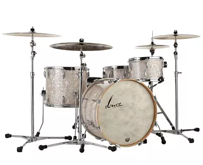 Sonor Vintage Series 3-pc Shell Pack W/ 22  Kick - Vintage Pearl - Used • $2547.99