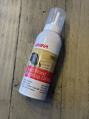 £8.99 • Buy Unika Solid Wood Worktop Oil Mousse Nourish & Protect Kitchen 150ml
