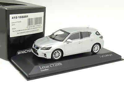 MINICHAMPS 1/43 - Lexus CT200H 2011 Silver • $87.44