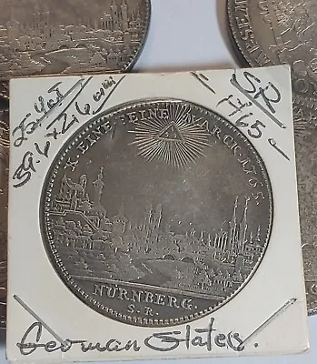 Great For Novelty-history Numismatic Collectables 1765 Silver Pl. Nurnberg S.r. • $38