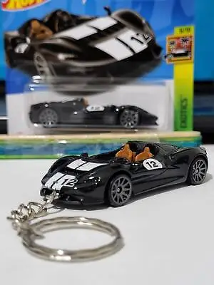 Mclaren Elva Black Hotwheels Keyring • £11.99