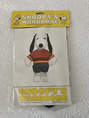 VINTAGE 18 SNOOPY Cyclist Outfit Wardrobe: New Unused And Unopened 1958 • $17.95