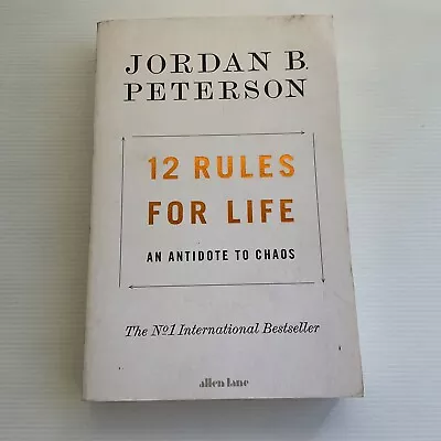 Jordan B. Peterson: 12 Rules For Life (Lg PB) An Antidote To Chaos Bestseller • $12.75