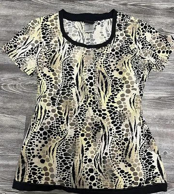 Baby Phat Scrub Top Small Animal Print • $8