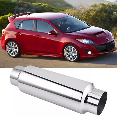 3  Inlet/Outlet 12  Exhaust Muffler Resonator Deep Tone For Mazda 3 6 Mazdaspeed • $55.28