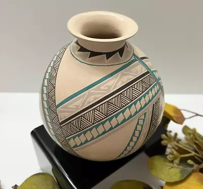 Mata Ortiz Pottery Silvia Veloz Fine Art Mexican Paquime Mexico Polychrome Olla • $100