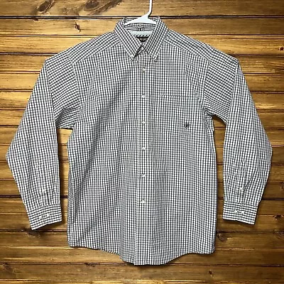 Ariat Pro Series Button Up Shirt Mens Size Large Long Sleeve Western Checkered • $26.10