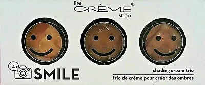 The Crème Shop 123 Smile Palette Contour Shading  Blendable Creme Trio MEDIU G16 • $6.50