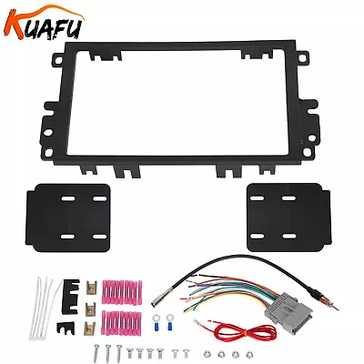 $16.99 • Buy Double DIN Car Radio Stereo Dash Kit Wire Harness For 1992-up Chevy GMC Pontiac