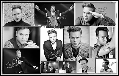 Olly Murs Signed Collage Cotton Canvas Image. Limited Edition (OM-3) • £10.99