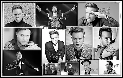 Olly Murs Signed Collage Cotton Canvas Image. Limited Edition (OM-3)x • £10.99