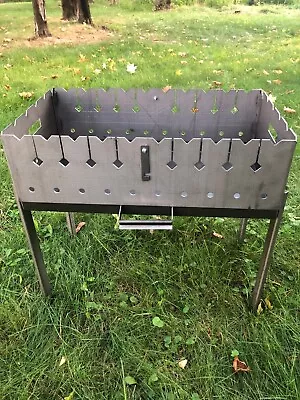 Portable Mangal-suitcase For 10 Skewers Outdoor Grill Barbecue + Case For FREE • $219.99