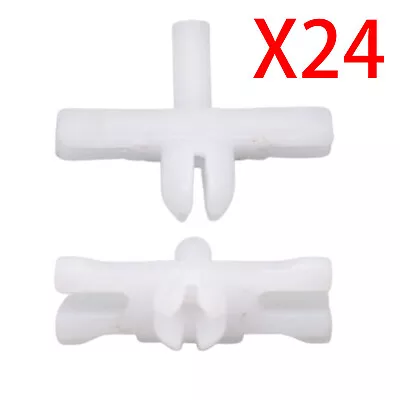 24 Trim Protective Clip White For 1985-1993 VW Cabriolet 1.8L 1781CC 155853585 • $11.19