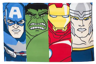 New Official Marvel Avenger Character Blanket Size 150 X 100cm • £8.99