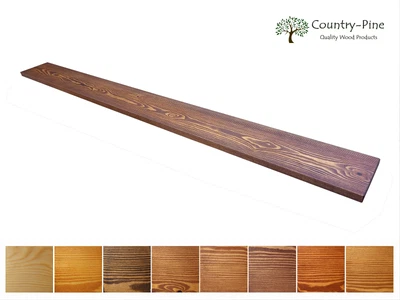 £24.95 • Buy 12cm - Redwood Floating Shelf / Shelves  **6 Oil Colours** Rustic Solid Timber