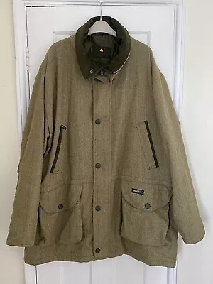 Laksen Jacket Mens Wool Gortex XXL Oversized Shooting Hunting Coat • £119