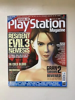 Official UK Playstation Magazine 1999 Issue 55 No Demo Disc Resident Evil 3 • £10