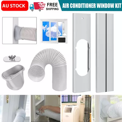 Portable Air Conditioner Spare Parts Gob+Window Slide Kit Plate +15cm Hose Pipe • $37.45