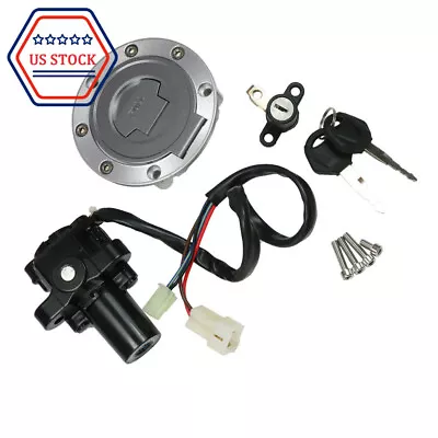 Ignition Switch Lock & Fuel Gas Cap Key Set Fit For Yamaha MT03 YZF R6 R1 XJ6 E2 • $28.97