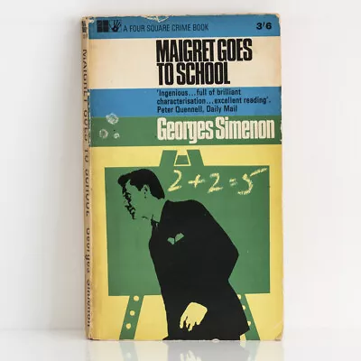 GEORGES SIMENON Maigret Goes To School - 1965 Four Square - Classic Crime Drama • £7