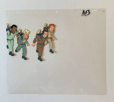 The Real Ghostbusters Original Animation Cel  Whole Crew • $171.29