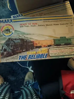 Marx Ready To Run 4 Unit Steam Freight Train Set 2905 The Reliable O Scale Gauge • $45