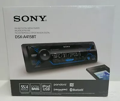 Sony Bluetooth Car Stereo Receiver AMFM Radio Audio System Single DIN Dash Media • $169.95