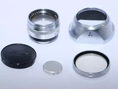 Voigtlander Prominent Nokton 50mm F1.5 FAST Standard Lens. Caps. Sony A7RIV. • $675