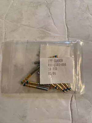 ITT Cannon 031-1302-000 + 031-1303-000 Circular Connector Contact Pins(#1 C) Lot • $32