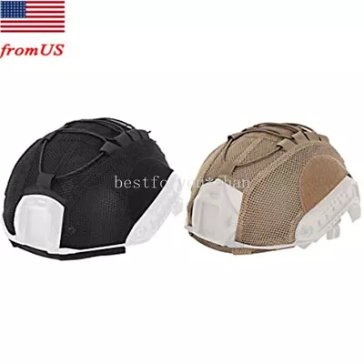 Tactical Helmet Cover For FAST Helmet Army Military Airsoft Headwear • $16.71