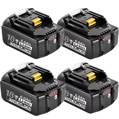 18V 6Ah Battery For Makita Lithium Ion BL1860B BL1850B BL1840B BL1830 LXT-400 UK • £190.89