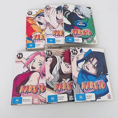 Naruto Shippuden Anime Dvd Collection 11-16 - Episodes 136-220 / R4 - Aus Post • $52.90