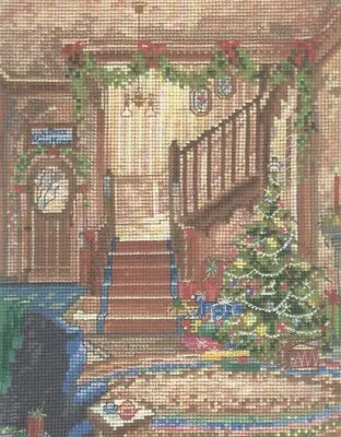 READY FOR CHRISTMAS--Marty Bell--Staircase--Tree--Counted Cross Stitch Pattern • $13