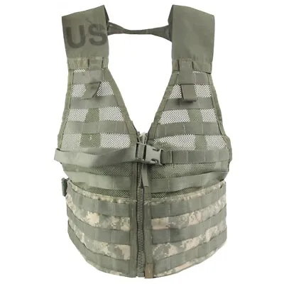 USGI Army Molle II Fighting Load Carrier Vest FLC LBV Tactical Digital ACU UCP • $16.95