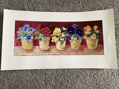 Five Little Maids Nel Whatmore Lithograph #472/850 Signed With COA Violets • £14.24