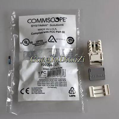 QTY:10 CommScope Six Types Of Network Information Module RJ45CAT6 MGS400-262 • $28.79