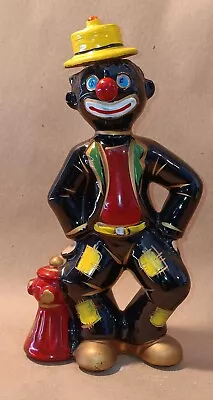 VINTAGE WEARY WILLY HOBO CLOWN DECANTER JAPAN  9  Ceramic • $25