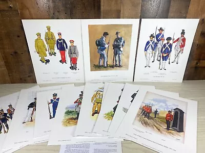 Lot Of 12 Company Of Military Historians Plates Prints 893-904 (14 X11 ) • $34.99
