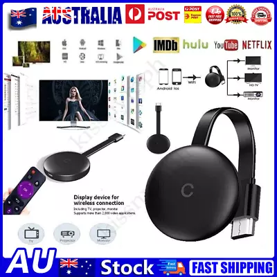 For Chromecast Google Wireless HDMI-Compatible HD Display Media Streaming Video • $21.99