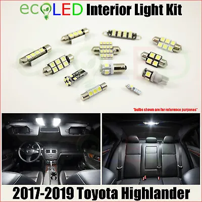 For 2017-2020 Toyota Highlander WHITE LED Interior Light Accessories Kit 14 Bulb • $16.99