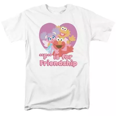 Sesame Street Elmo T-shirt Men's Classic Fit Cotton White Graphic Tee SST197 • $26.99