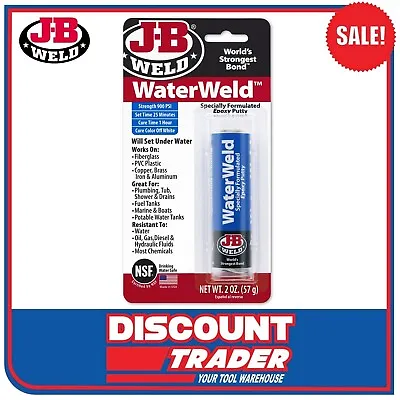 $16.90 • Buy J-B Weld WaterWeld™ Specially Formulated Epoxy Putty Stick JB - 8277
