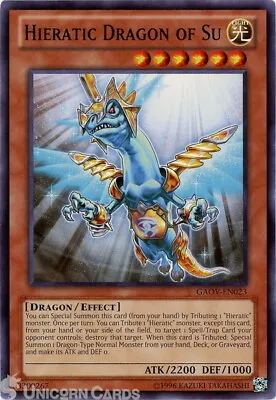 GAOV-EN023 Hieratic Dragon Of Su Common UNL Edition Mint YuGiOh Card • £0.99