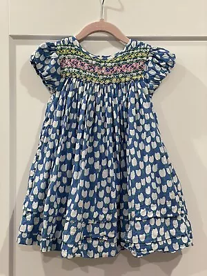 Mini Boden Special Occasion Smocked  Toddler Dress~Size 2-3 Yr • $25