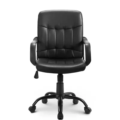 Computer Desk Chair Office Chair Adjustable Executive Swivel Chair Home Work NS • £39.99