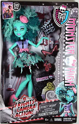 Monster High ~ HONEY SWAMP DOLL ~ Frights Camera Action ~ MATTEL • $199.99